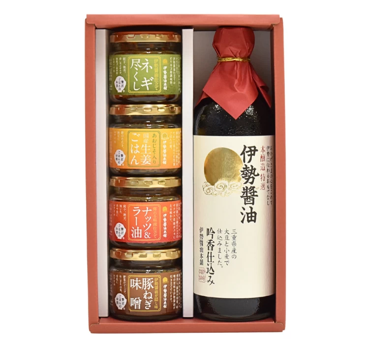 伊勢醤油と贅沢ごはんのお供4種ギフト