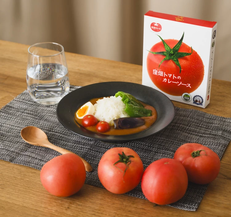 窪畑トマトのカレーソースセット（甘口5個）