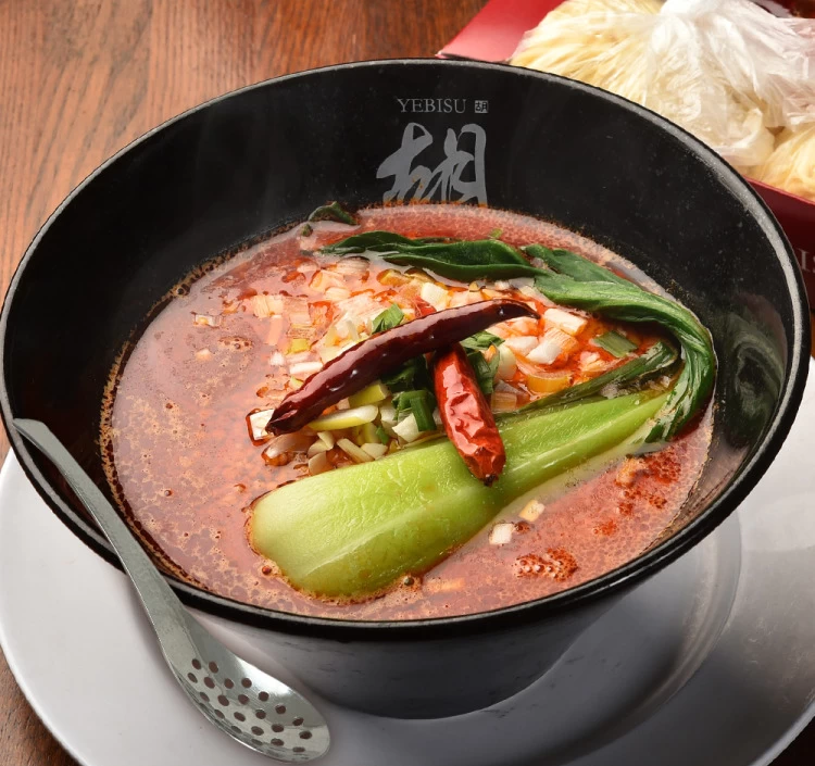 胡穴あき蓮華セット(麻辣:2食入り×1箱、穴あき蓮華:1本)