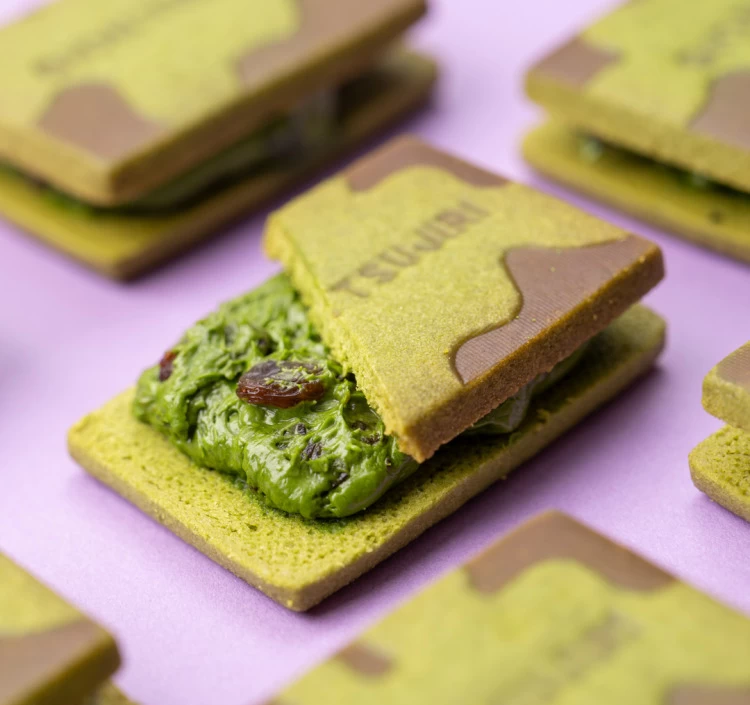 抹茶バターサンドラムレーズン 5個入