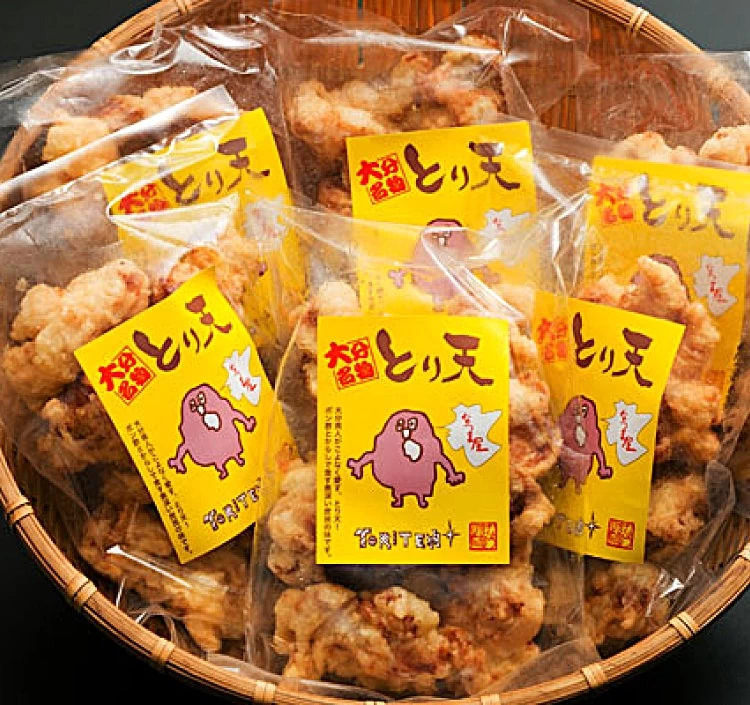 とり天6袋セット【冷凍】(ミニポン酢・ミニ辛子付)