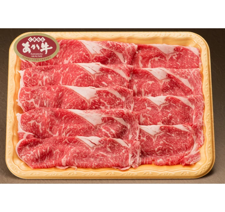 GI認証 くまもとあか牛 ロースすき焼き用300g