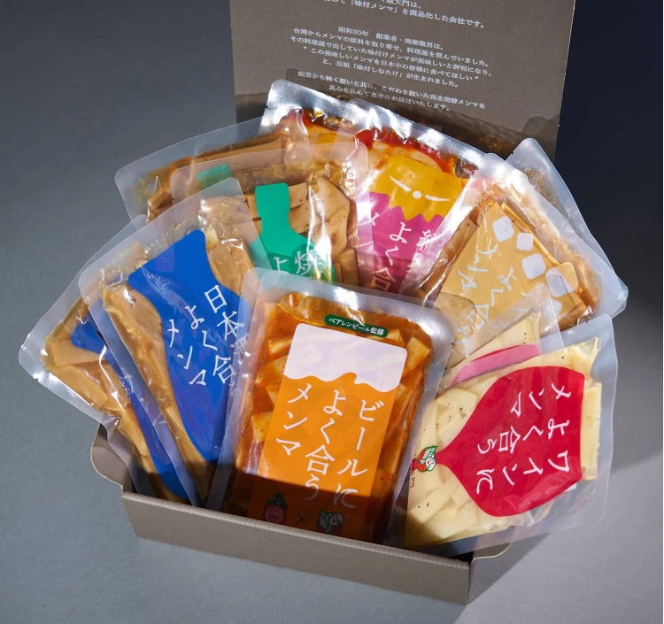 【送料無料!】お酒によく合うメンマ6種×2 ギフトセット