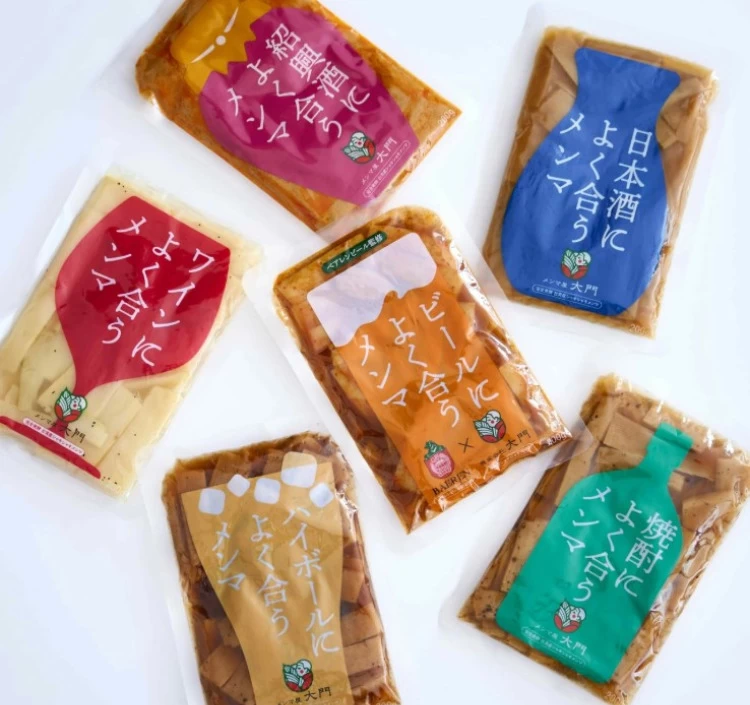 【送料無料!】お酒によく合うメンマ6種ギフトセット