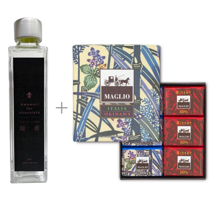 チョコレート専用泡盛 + MAGLIO チョコレート