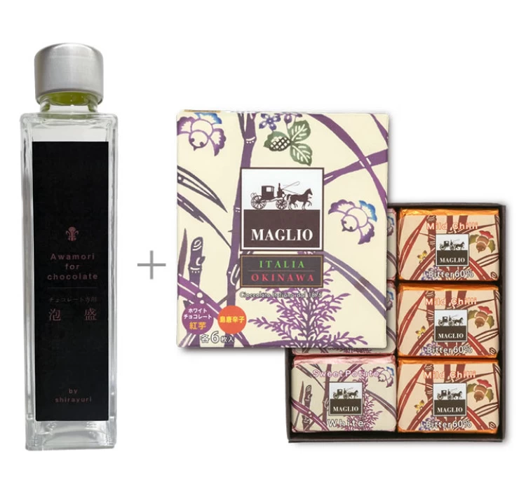 チョコレート専用泡盛 + MAGLIO チョコレート