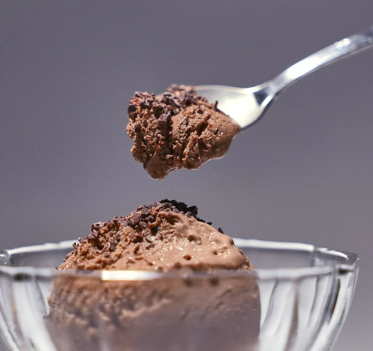 コールドチョコレート ジャンドゥーヤ カカオアイスクリーム