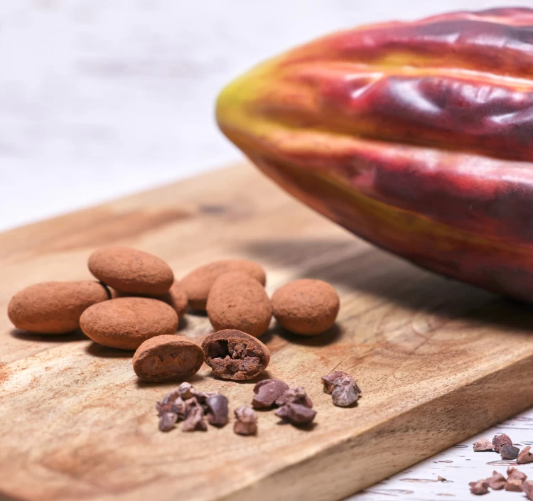 カカオだま ミルクチョコレート＆ローカカオ豆 低温仕込み発酵カカオ豆使用 68g