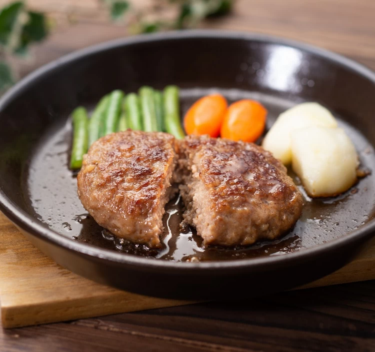 【冷凍】 松阪牛が入ったハンバーグ2個入り(手作り)