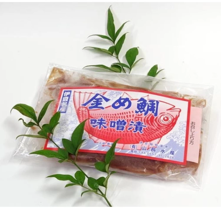 伊豆稲取　元祖！金め鯛味噌漬け【山長水産】金め鯛味噌漬（4切入）スチロール箱入