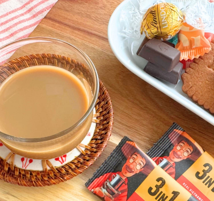 MR.VIET｜スティックコーヒー｜3in1カフェオレ（砂糖クリーム入り）