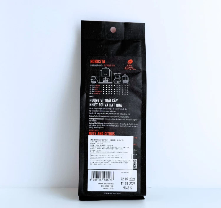 MR.VIET｜コーヒー豆（粉タイプ）｜ロブスタ