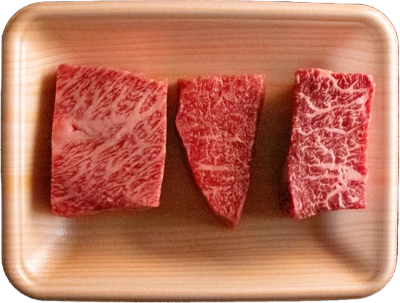 有田牛 ミニステーキ(ロース・バラ・モモ)