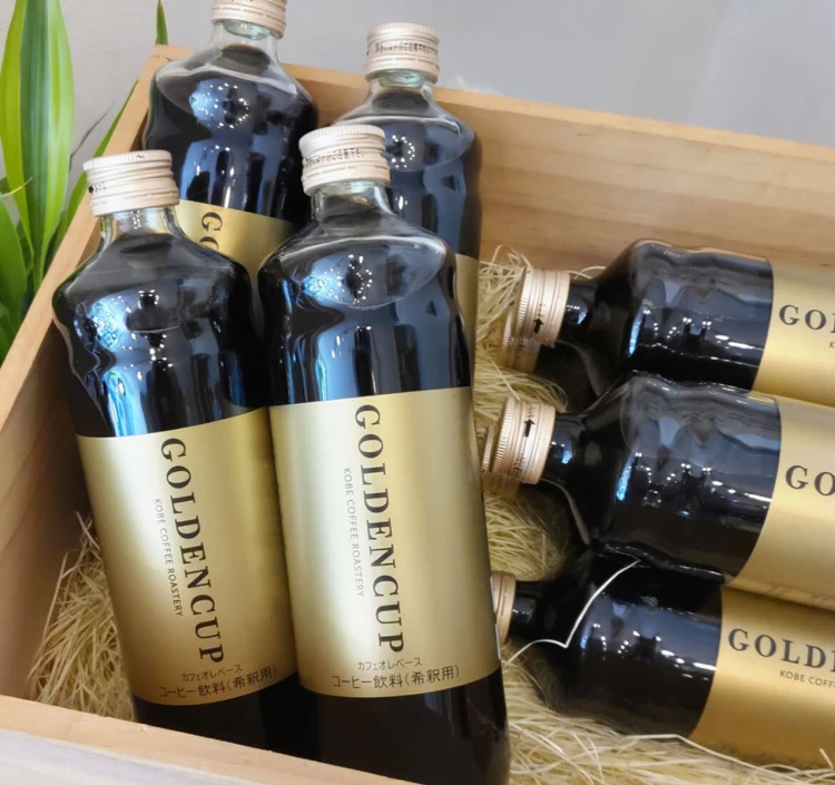 【GOLDENCUP KOBE COFFEE ROASTERY】カフェオレベース 加糖 600ml