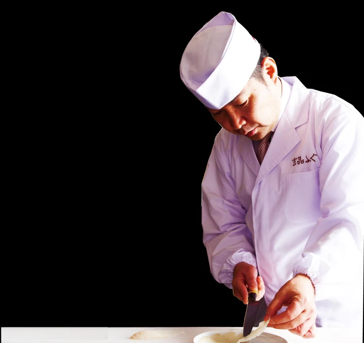 玄品 通販限定 国産とらふぐ刺身（てっさ）昆布締め仕立て 2人前 & とらふぐ皮の湯引き