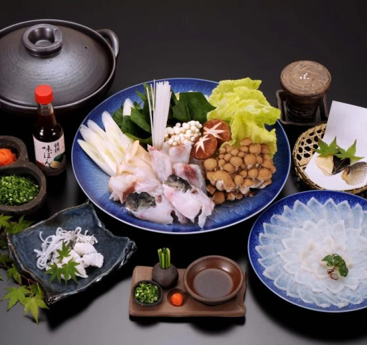 とらふくフルコースセット　八寸セット（約２人前）