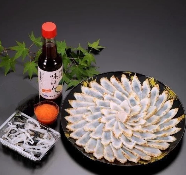 天然真ふくのタタキ刺 (約3〜4人前)