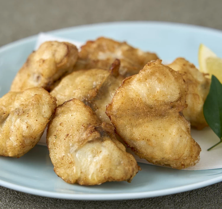 天然まふくの唐揚げ