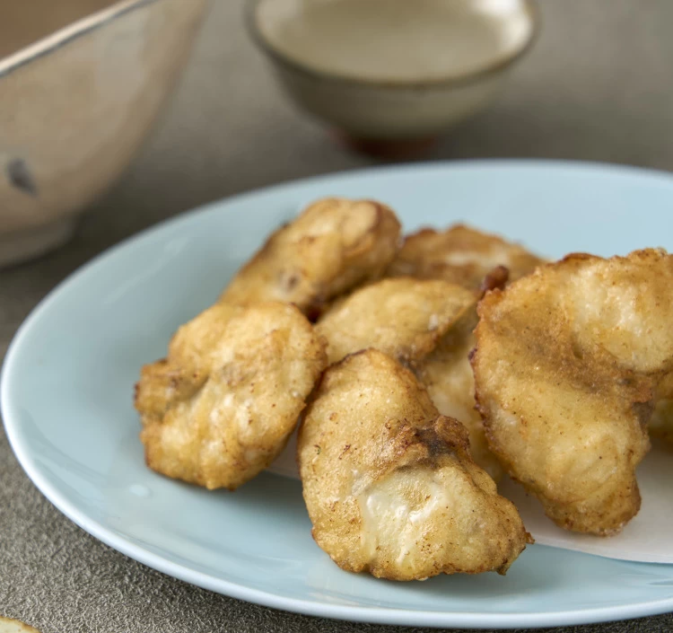 天然まふくの唐揚げ