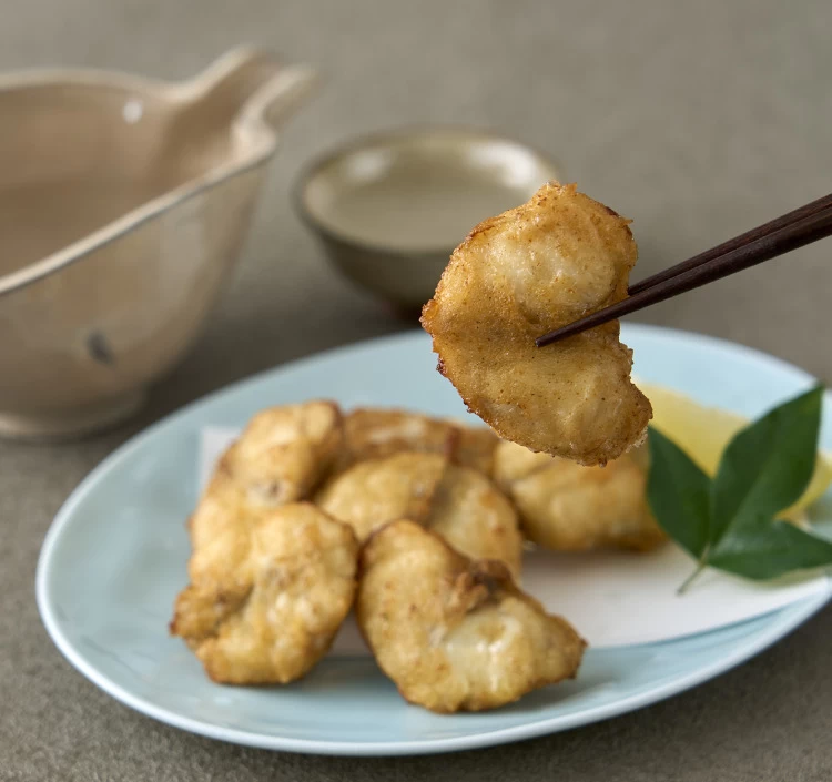 天然まふくの唐揚げ