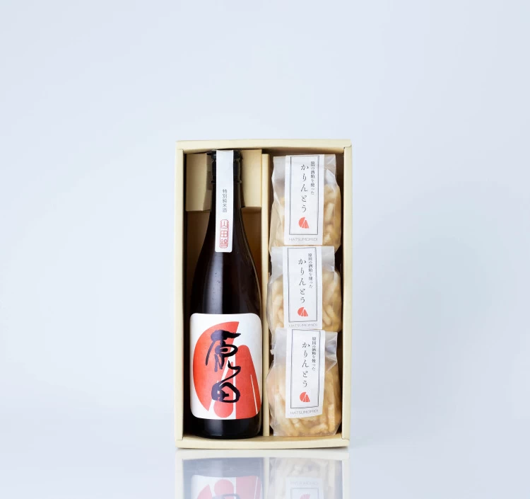 【NEW】酒粕かりんとう・特別純米酒セット