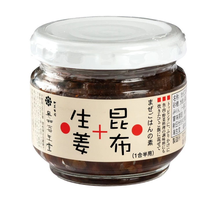 昆布＋生姜 瓶入90g