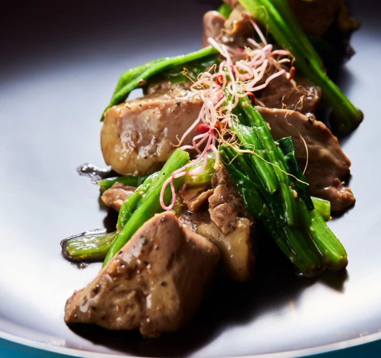 広島熟成鷄のとろとろレバーとほうれん草 60g