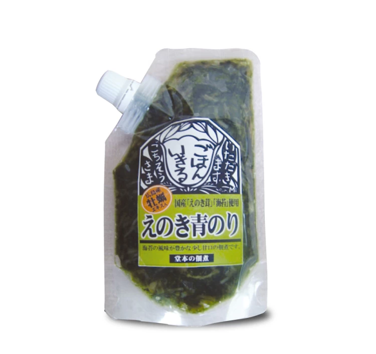 えのき青のり　広島産牡蠣エキス入り　「ごはんいきる」　170g