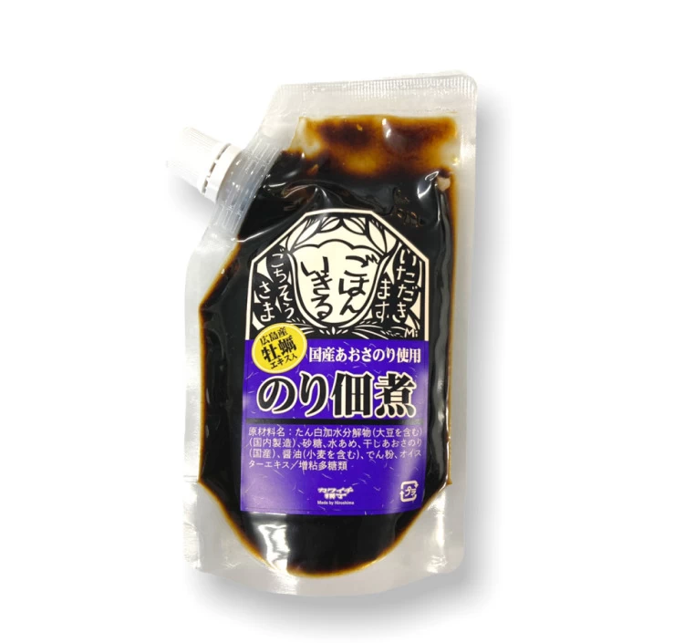 のり佃煮　広島産牡蠣エキス入り　「ごはんいきる」　170g