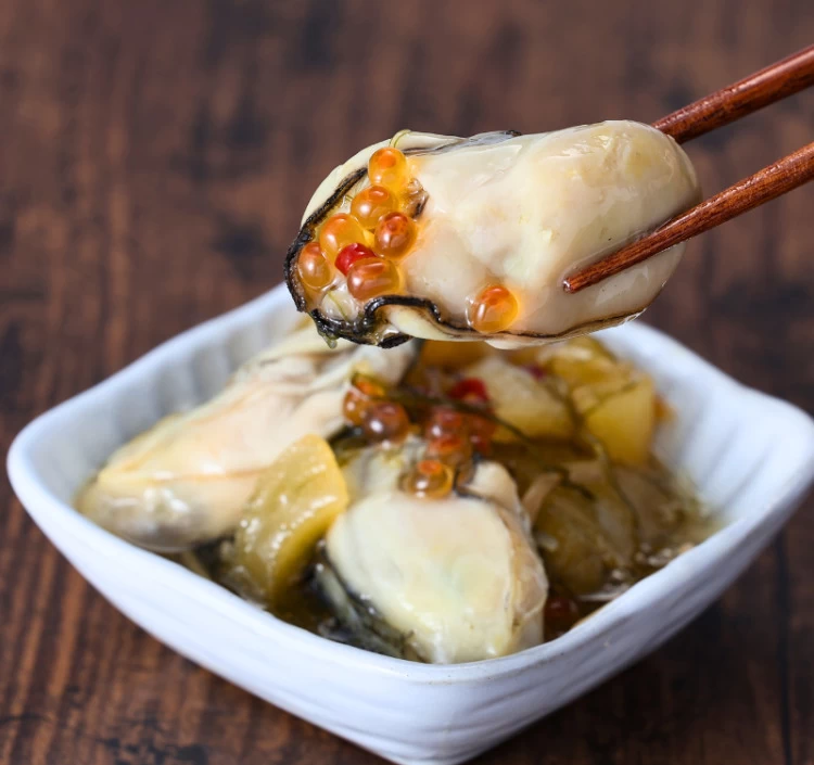 豪華松前づくし 数の子松前漬・牡蠣松前漬 計4パック 760g