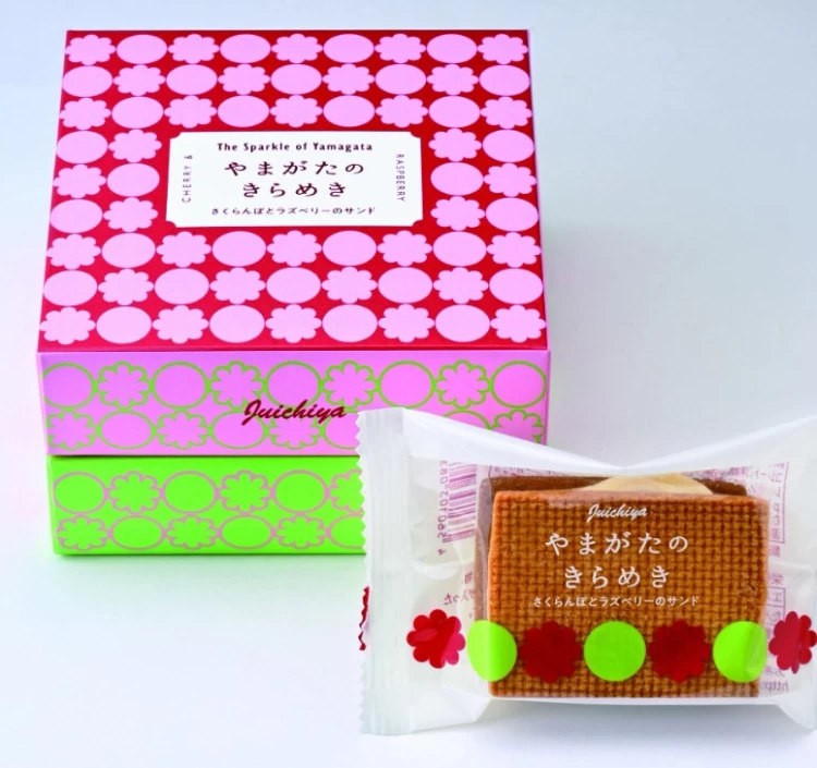 やまがたのきらめき ～さくらんぼとラズベリーのサンド～　3個入