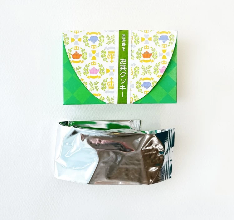 ギフト花七宝2000 農薬不使用煎茶1個、お茶うけ2個