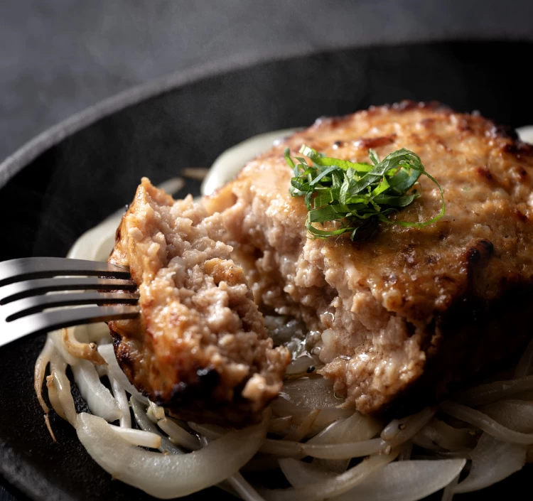 館ヶ森高原豚 焼ハンバーグ