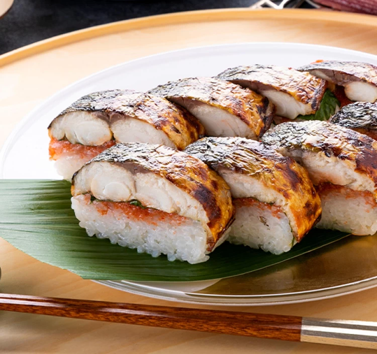 めんたい焼き鯖寿し