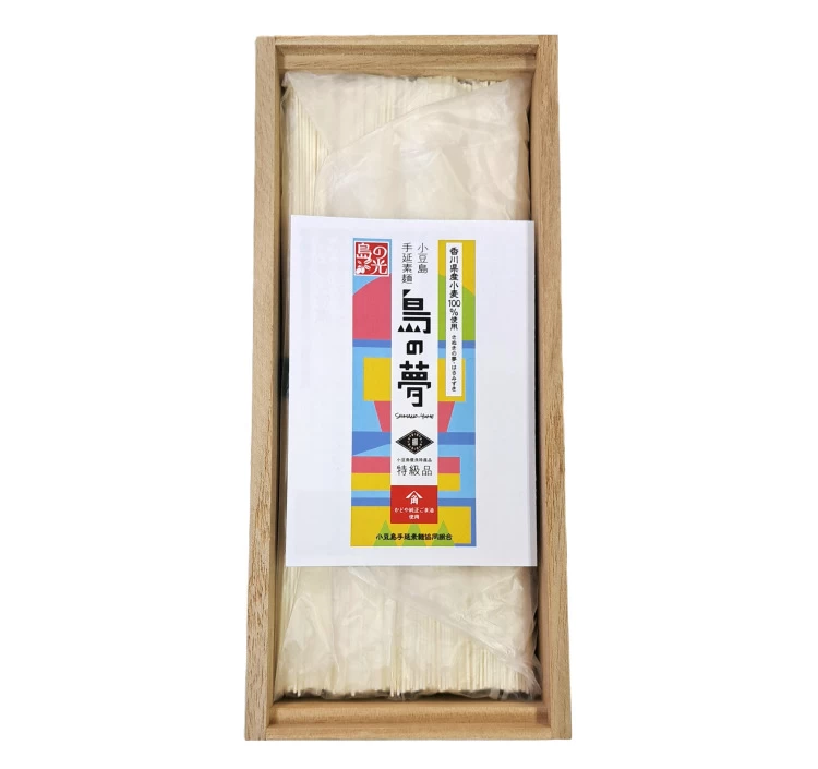 島の夢 手延べそうめん 緑金 800g〈香川県産小麦100％使用〉