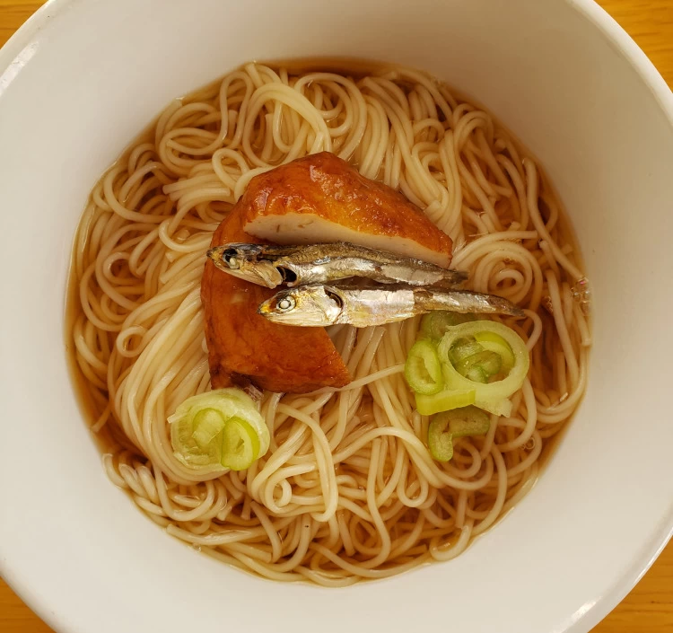 島の光 手延べそうめん 黒帯 和紙袋 250g