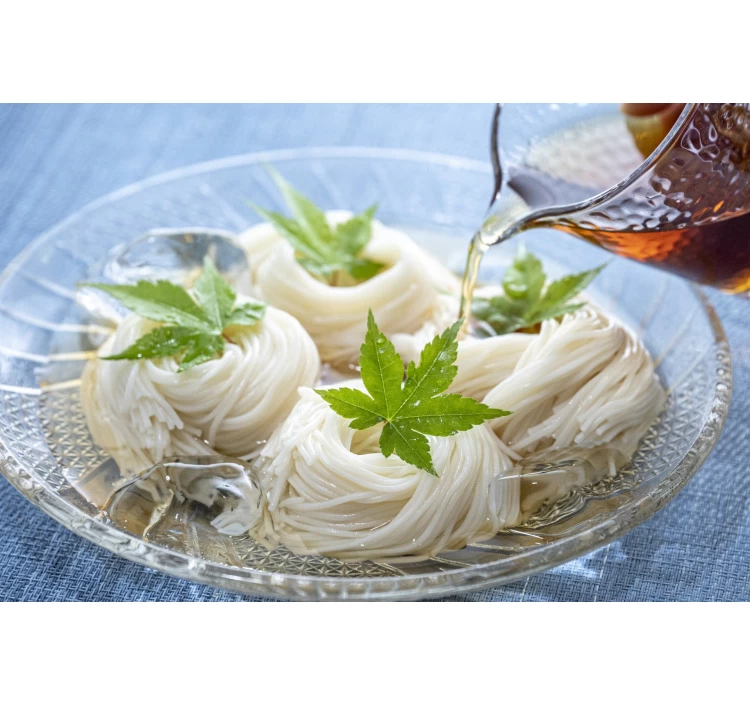 島の光 手延べそうめん 黒帯 1.05kg 化粧木箱入