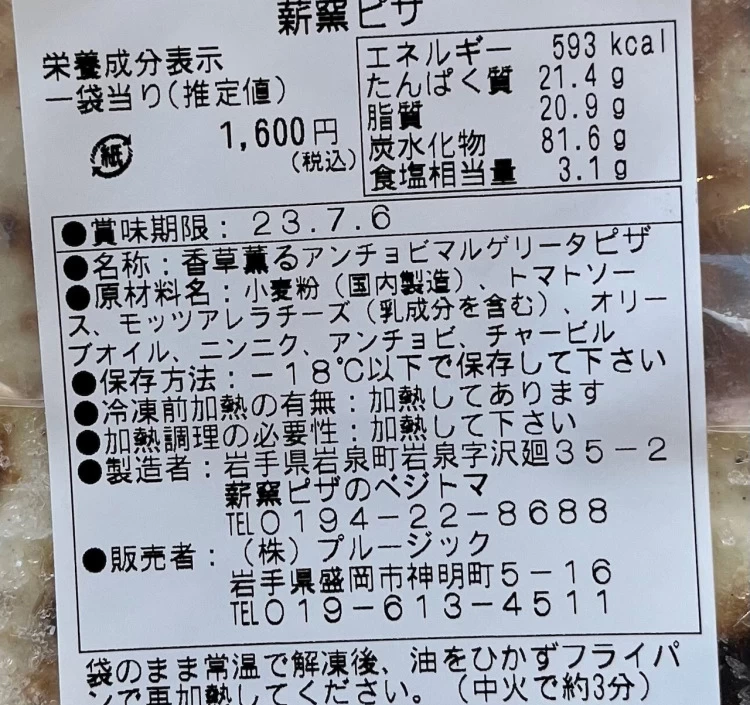 アンチョビマルゲリータ