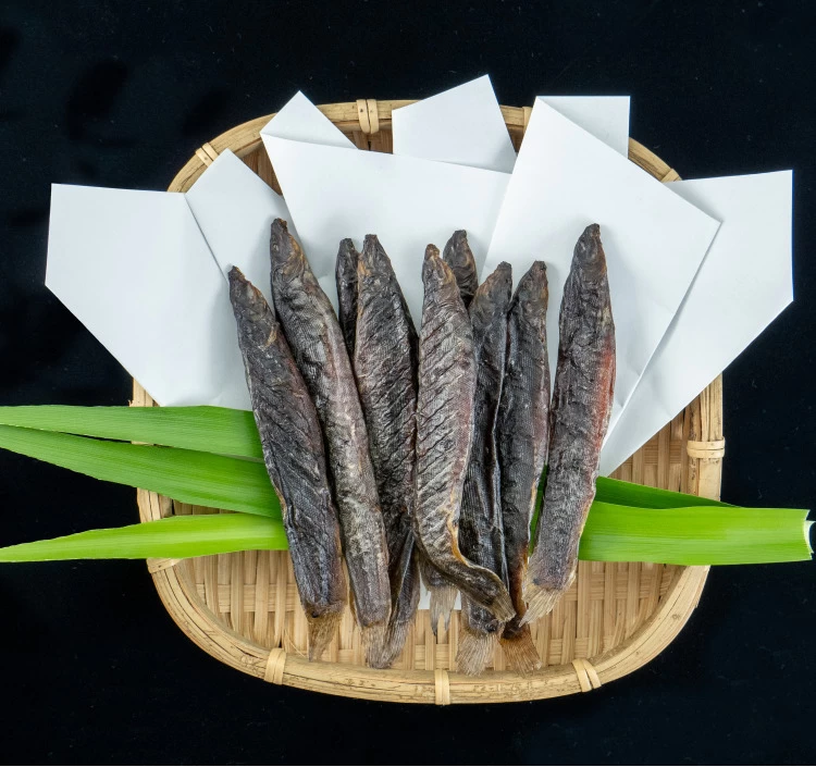 温泉どぜうの丸干し（どじょうの丸干し）♨