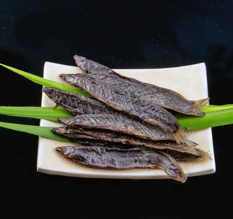 温泉どぜうの丸干し（どじょうの丸干し）♨