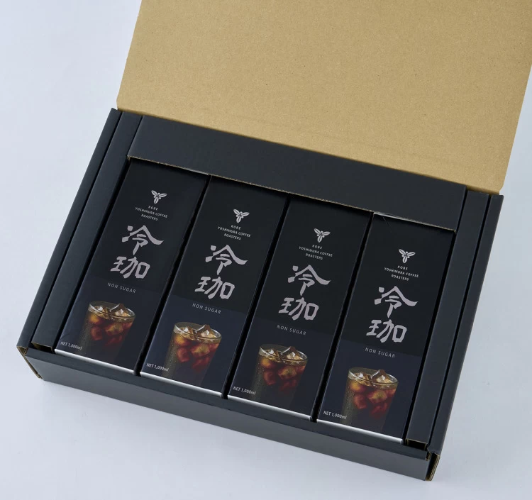 「冷珈」リキッドコーヒー1L×４本　ボックス