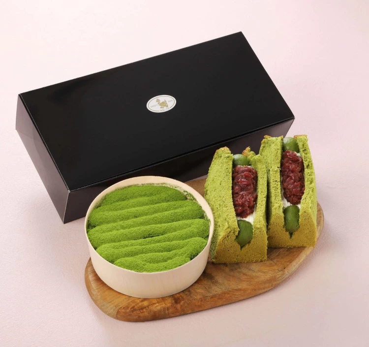 【送料無料】京の抹茶ティラミスチーズケーキと抹茶とあずきのドゥーブルシフォンセット