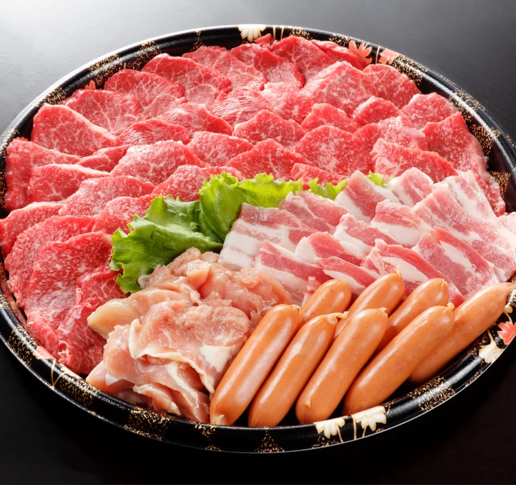 黒毛和牛 焼肉セット 上盛り合わせ(3〜4人前)