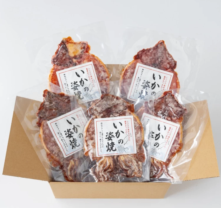 冷凍 いかの姿焼 5枚