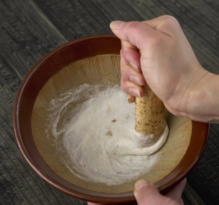 皮ごとすりおろせる自然薯真空パック