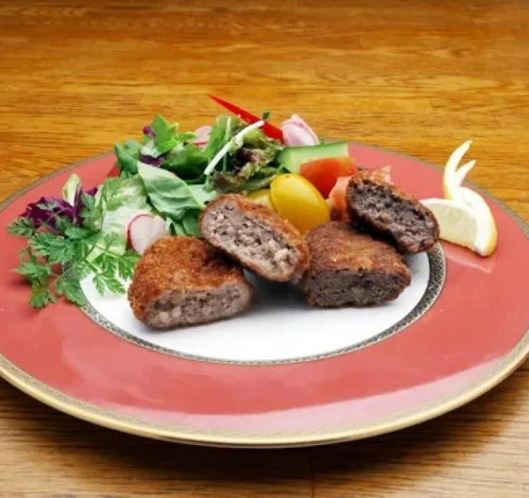 日光HIMITSU豚、和牛入りハンバーグのメンチ2種食べ比べセット (各90g×2 計180g)