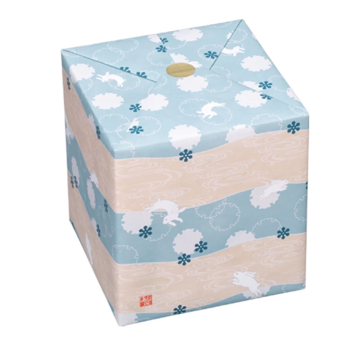 ゆき様　お直し品 SDGs ］中風呂敷 綿×UpDRIFT™（#140 OCEAN BLUE） ｜小倉織