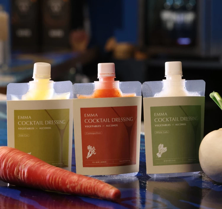 エマカクテルドレッシング3本(パウチ入り)