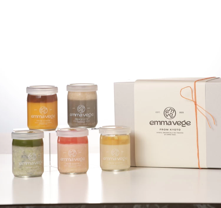 【新商品】京野菜プリンギフト５個セット（ギフトBOX付）