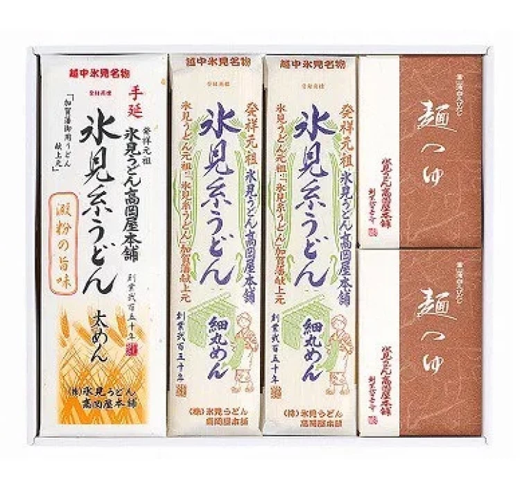 季の特選セット G-10　【贈答用 化粧箱入】 つゆ付